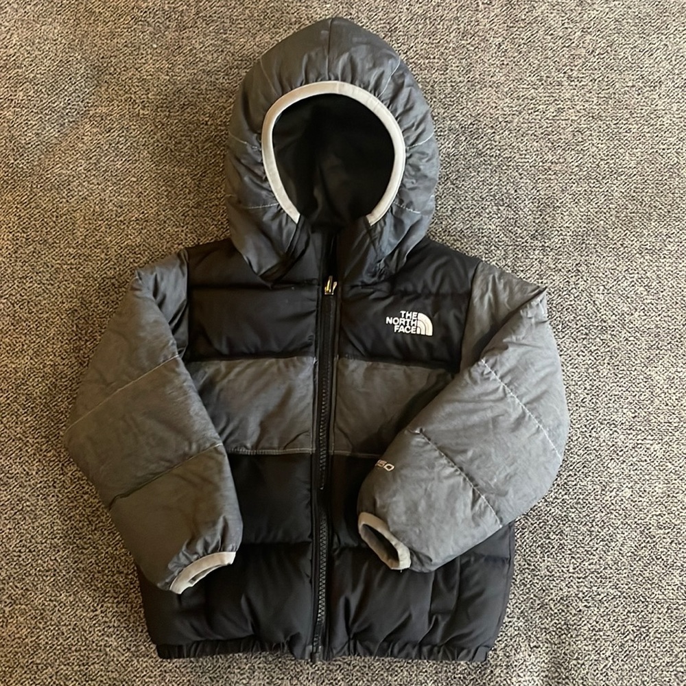 North face toddler 550 outerwear jacket reversible